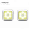 LED-Lampe - mit PIR-Bewegungsmelder - für Wand / Möbel / Treppe - 2 Stück