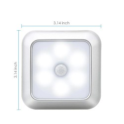 LED-Lampe - mit PIR-Bewegungsmelder - für Wand / Möbel / Treppe - 2 Stück