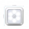 LED lamp - with PIR motion sensor - for wall / furniture / stairs - 2 piecesWall lights