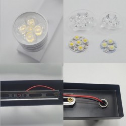 Moderne LED-Wandleuchte - drehbar - 1 / 3 / 5 Köpfe