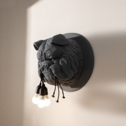 Nordic style - Bulldog's head with bulbs - LED wall lampWall lights