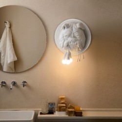 Nordic style - Bulldog's head with bulbs - LED wall lampWall lights