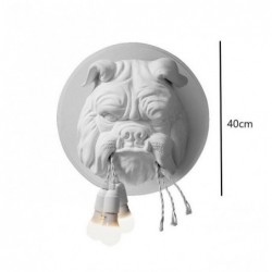 Nordic style - Bulldog's head with bulbs - LED wall lampWall lights