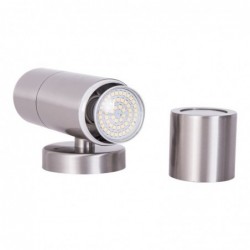 LED wall light - stainless steel lamp - up / down lightningLED-Wandleuchte - Edelstahllampe - Auf-/Ab-Beleuchtung