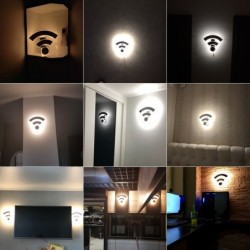 Moderne Acryl-Wandleuchte - LED- WiFi-Design