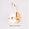 Modern LED wall light - sconce - gold ironWall lights