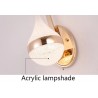 Modern LED wall light - sconce - gold ironWall lights