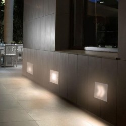 Wand- / Treppen- / Außenleuchte - Edelstahl - IP65 wasserdicht - LED-Licht - 3W