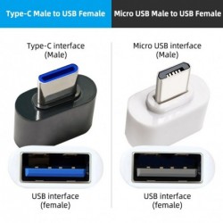 Type-C - micro USB 2.0 - OTG adapter - converterAccessories