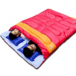 Doppelschlafsack - mit Reißverschluss - warm - wasserdicht