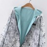 Spring / autumn hooded jacket - two sided - with zipper - cartoon printJackets