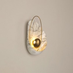 Modern resin wall lamp - LED - shell shapeWall lights