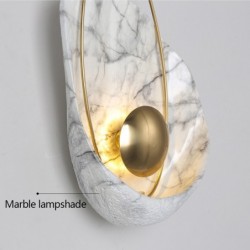 Modern resin wall lamp - LED - shell shapeWall lights