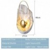 Modern resin wall lamp - LED - shell shapeWall lights