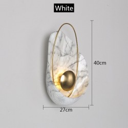 Modern resin wall lamp - LED - shell shapeWall lights