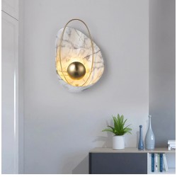 Modern resin wall lamp - LED - shell shapeWall lights