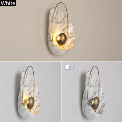 Modern resin wall lamp - LED - shell shapeWall lights