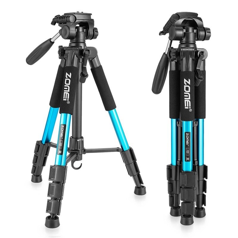 Z666 - professionelles Aluminium-Kamerastativ - tragbar - mit Schwenkkopf - für Canon DSLR-Kamera