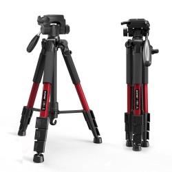 Z666 - professionelles Aluminium-Kamerastativ - tragbar - mit Schwenkkopf - für Canon DSLR-Kamera