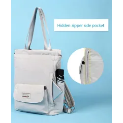 Stylische Handtasche - Laptop-Rucksack - mit USB-Ladeanschluss - wasserdicht