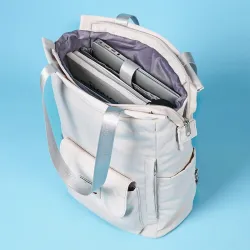 Stylische Handtasche - Laptop-Rucksack - mit USB-Ladeanschluss - wasserdicht