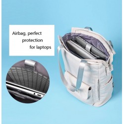 Stylische Handtasche - Laptop-Rucksack - mit USB-Ladeanschluss - wasserdicht
