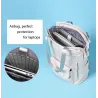 Stylische Handtasche - Laptop-Rucksack - mit USB-Ladeanschluss - wasserdicht