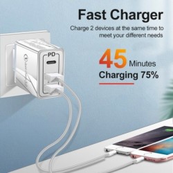 Universal charger - quick charge - 3.0 - PD - USB type-C - 30WChargers