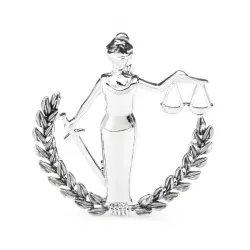 Libra constellation - metal broochBrooches