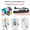 4 in 1 Selfie-Stick - LED-Ringlicht - kabellos - Bluetooth - Mini-Handstativ - mit Fernbedienung