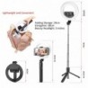 4 in 1 selfie stick - LED ring light - wireless - Bluetooth - mini handheld tripod- with remoteSelfie sticks