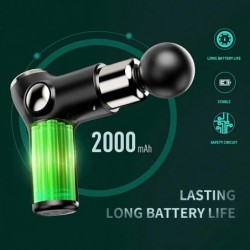 Mini-Gun-Massagegerät - Vibrator - Muskelentspannung - Schmerzlinderung - LCD-Display