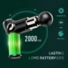 Mini-Gun-Massagegerät - Vibrator - Muskelentspannung - Schmerzlinderung - LCD-Display