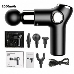 Mini-Gun-Massagegerät - Vibrator - Muskelentspannung - Schmerzlinderung - LCD-Display