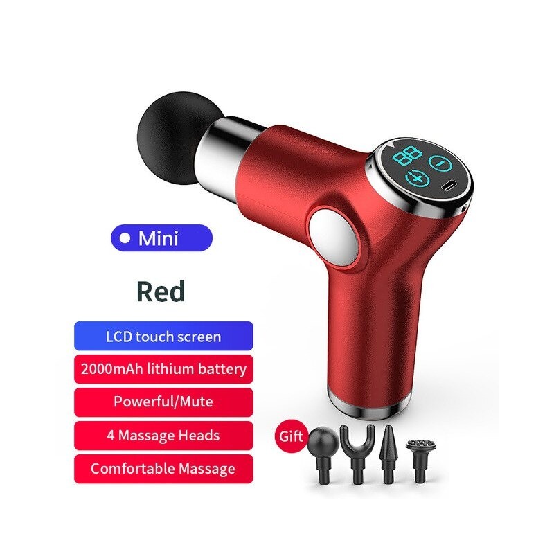 Mini-Gun-Massagegerät - Vibrator - Muskelentspannung - Schmerzlinderung - LCD-Display Mini-Gun-Massagegerät - Vibrator - Muskelentspannung - Schmerzlinderung - LCD-Display