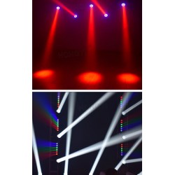 Mini LED Beam - Laserlicht - Moving Head - DJ / Bühnenlicht - 60W - RGBW - DMX