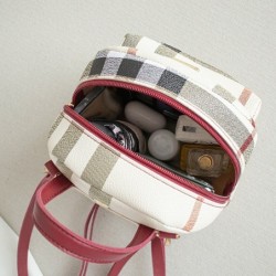 Small plaid backpack - shoulder bagBackpacks