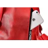 Fashionable backpack - anti-theft zippers - with decorative keychainBackpacks