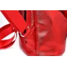 Fashionable backpack - anti-theft zippers - with decorative keychainBackpacks