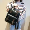 Vintage leather backpack - with anti theft zippers / buckles - waterproofBackpacks