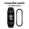 Weichglasschutzfolie - Bildschirmabdeckung - voll gebogen - für Xiaomi Mi Band 5 / 6
