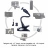 Klemmhalterung - Selfie-Stick - verstellbar - flexible Verlängerung - für GoPro Hero 9/8/7/6/5/4/2/ DJI OSMO Xiaomi Yi