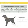 Hundegeschirr - reflektierendes Nylon - verstellbar