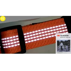 Hundegeschirr - reflektierendes Nylon - verstellbar