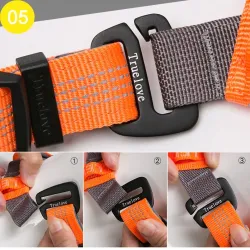 Hundegeschirr - reflektierendes Nylon - verstellbar