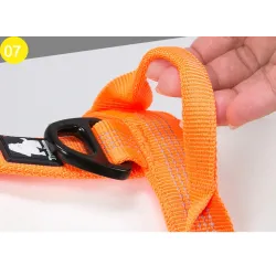 Hundegeschirr - reflektierendes Nylon - verstellbar