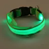 LED-Hundehalsband - leuchtend / blinkend - Sicherheits-Nachtspaziergang