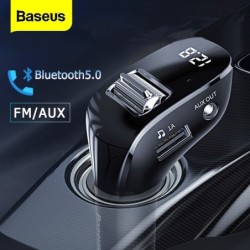 Baseus - FM-Transmitter - AUX - Bluetooth - Dual-USB - Autoladegerät - Freisprecheinrichtung - MP3-Player