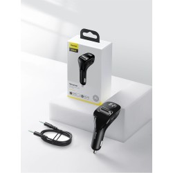 Baseus - FM-Transmitter - AUX - Bluetooth - Dual-USB - Autoladegerät - Freisprecheinrichtung - MP3-Player