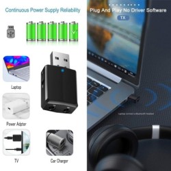 KN330 - USB - Bluetooth - Sender - Audioempfänger - 3,5 mm AUX-Buchse - 3 in 1 Adapter